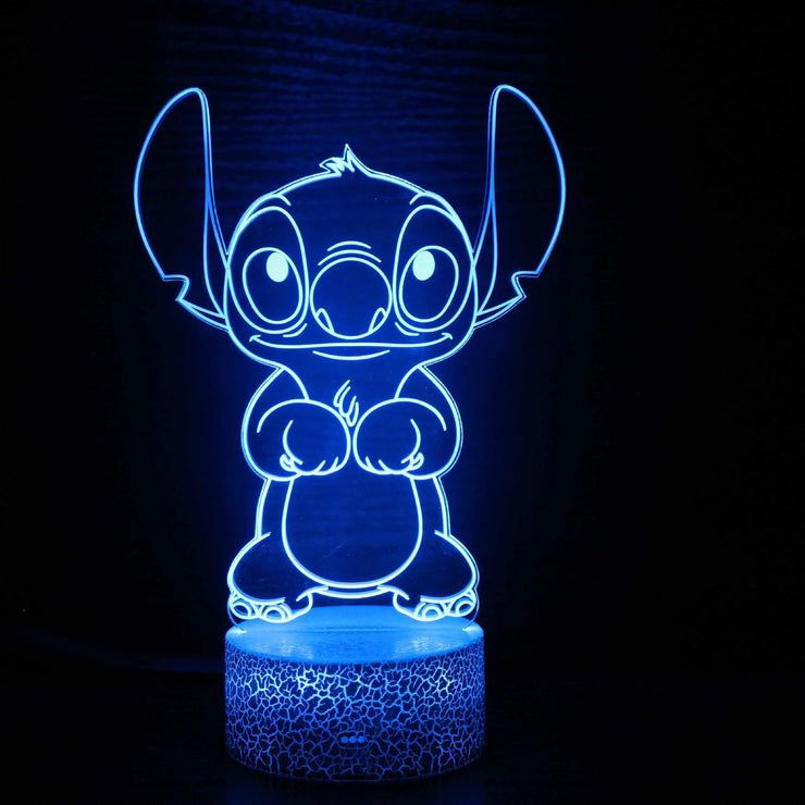 💙 The Magical 3D Stitch Night Light