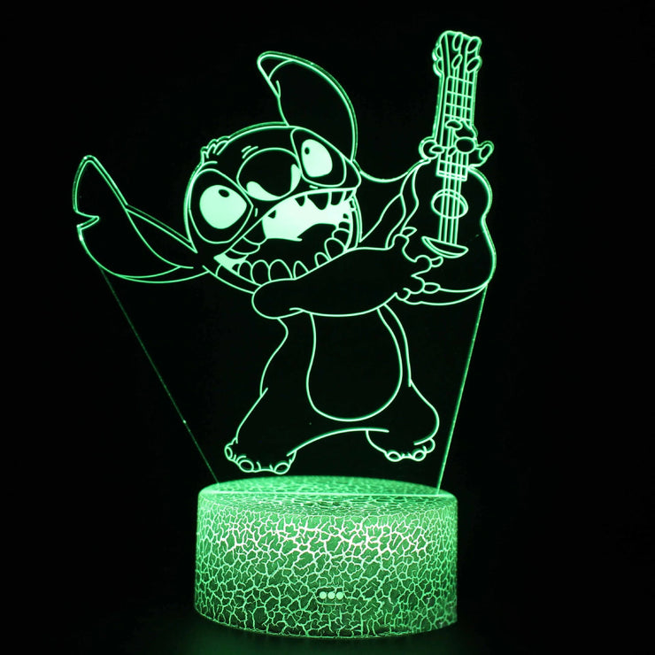 💙 The Magical 3D Stitch Night Light