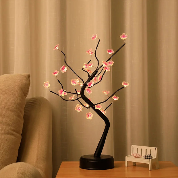 🌸 Elegant Cherry Blossom Tree LED Lamp