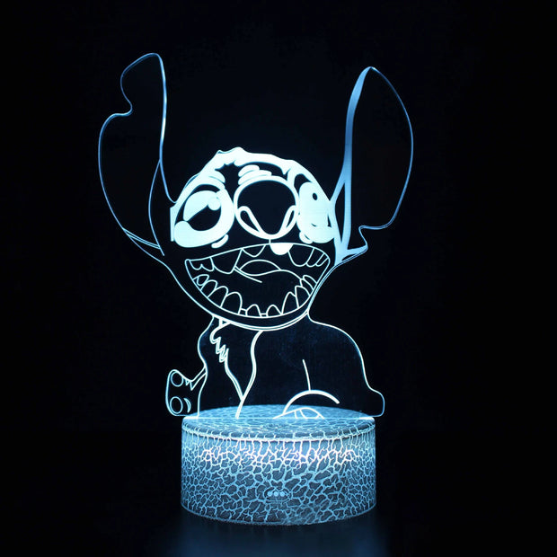 💙 The Magical 3D Stitch Night Light