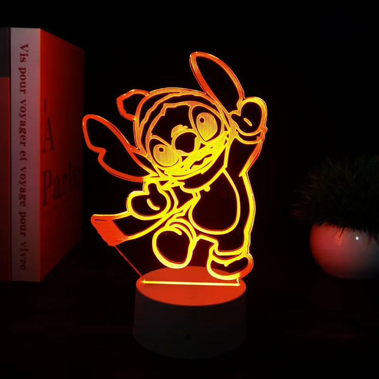 💙 The Magical 3D Stitch Night Light