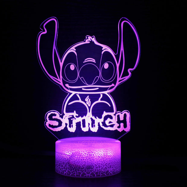 💙 The Magical 3D Stitch Night Light