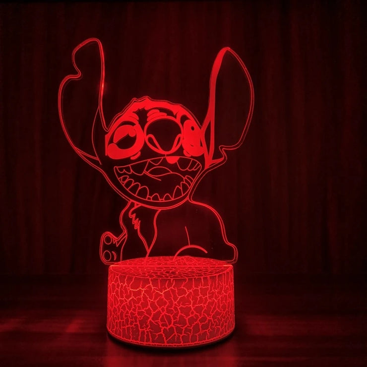 💙 The Magical 3D Stitch Night Light