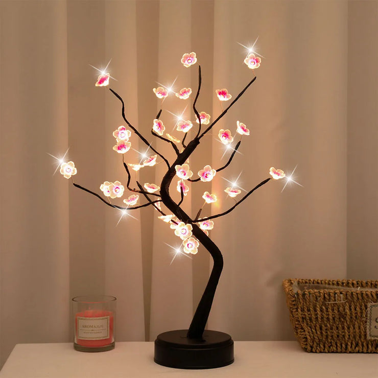 🌸 Elegant Cherry Blossom Tree LED Lamp