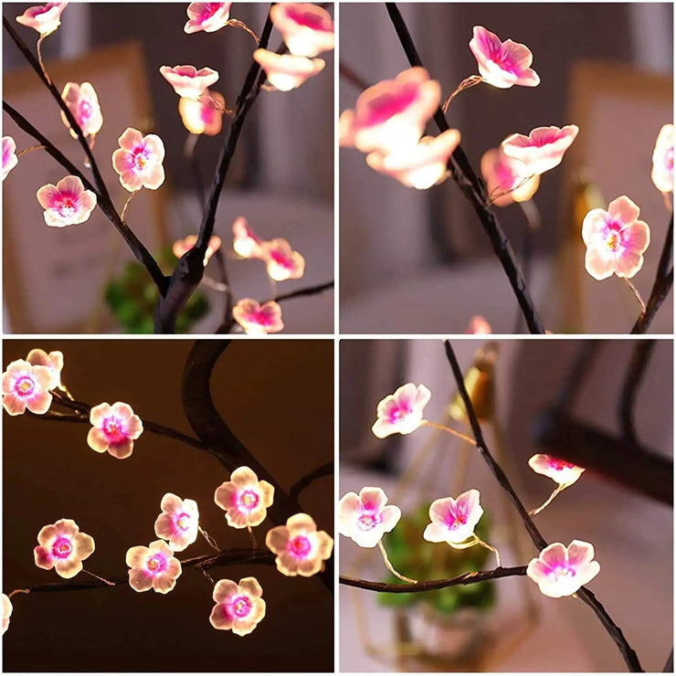 🌸 Elegant Cherry Blossom Tree LED Lamp