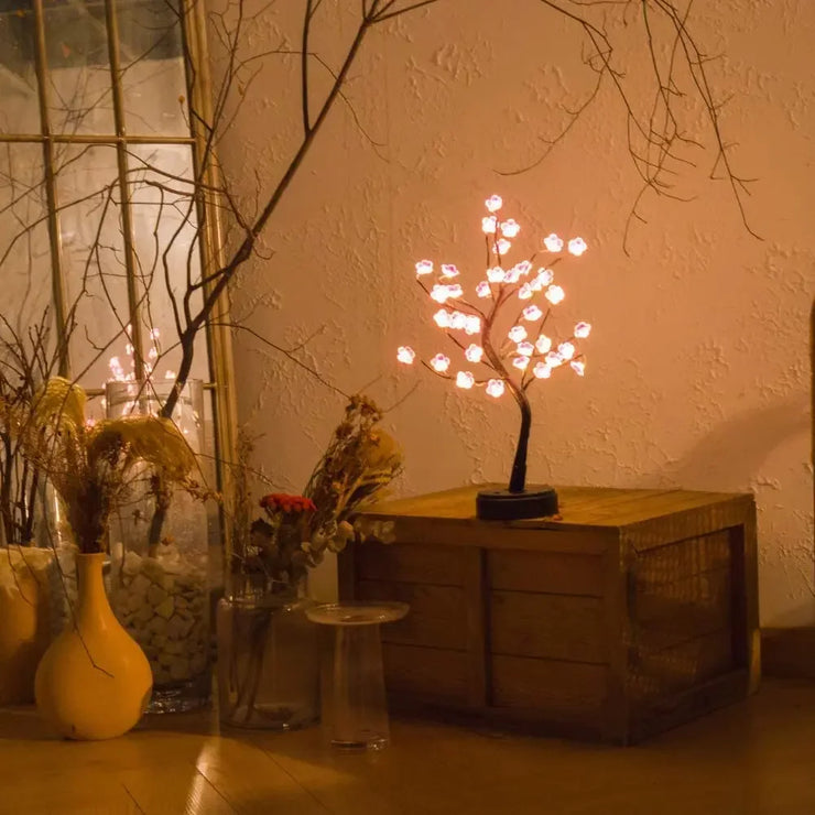 🌸 Elegant Cherry Blossom Tree LED Lamp