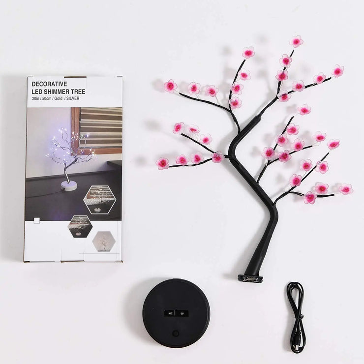 🌸 Elegant Cherry Blossom Tree LED Lamp