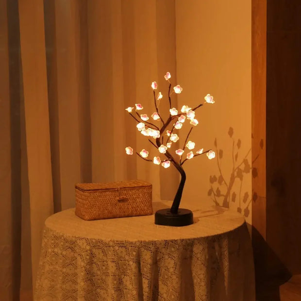 🌸 Elegant Cherry Blossom Tree LED Lamp