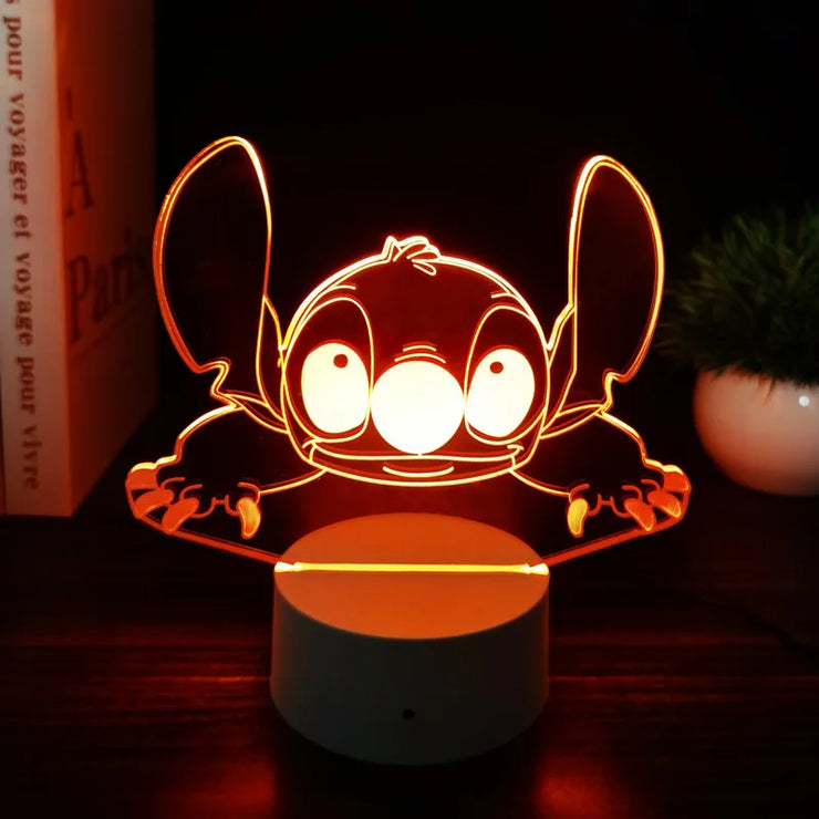 💙 The Magical 3D Stitch Night Light