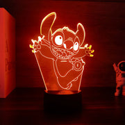 💙 The Magical 3D Stitch Night Light