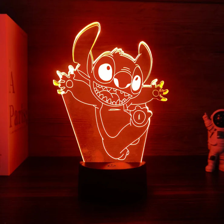 💙 The Magical 3D Stitch Night Light