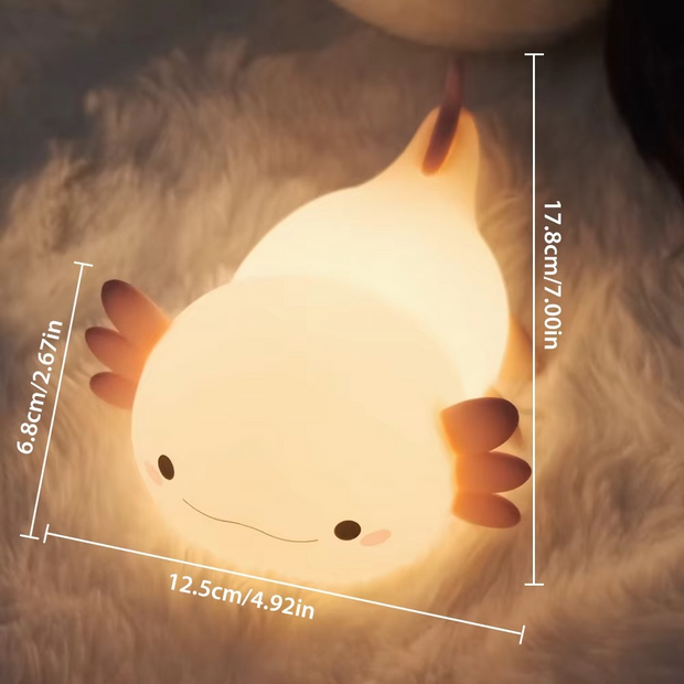 🐋 Adorable Axolotl Night Light