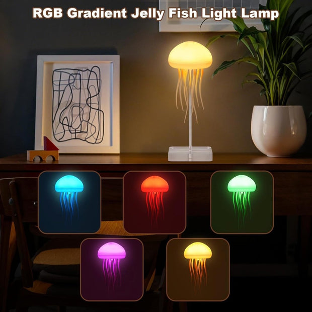 🌊 Mesmerizing Jellyfish Lamp – A Soothing Ocean Glow for Your Space - GlowAqua